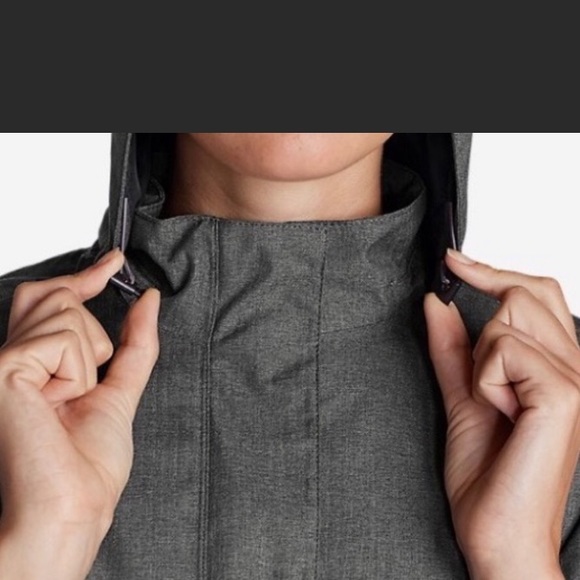 NWT Eddie Bauer Eastsound Insulated Trench Coat - Picture 5 of 6